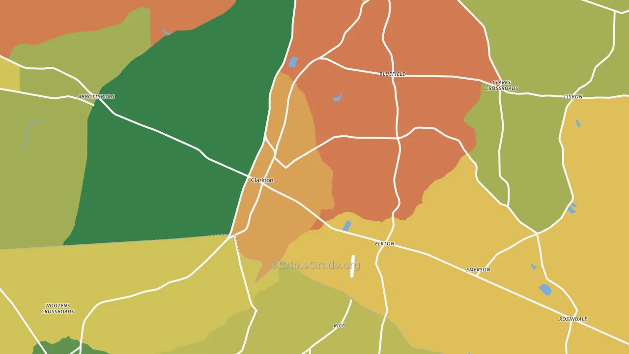 28433, NC Map of Drug-Related Crime Rates