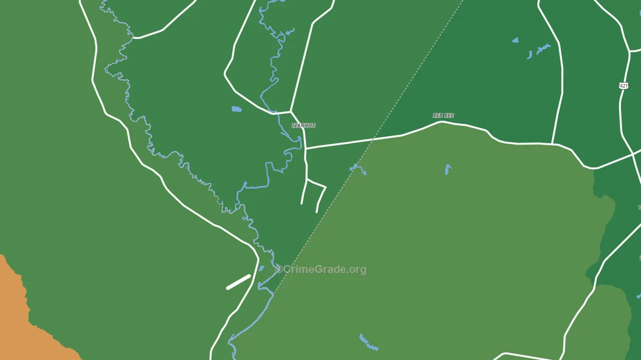 28447, NC Map of Drug-Related Crime Rates