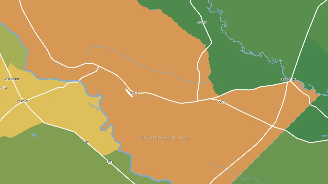 28448, NC Map of Drug-Related Crime Rates