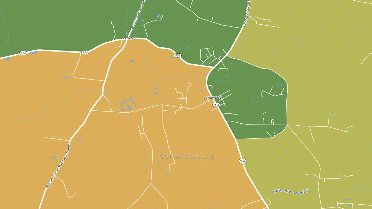 28452, NC Map of Drug-Related Crime Rates