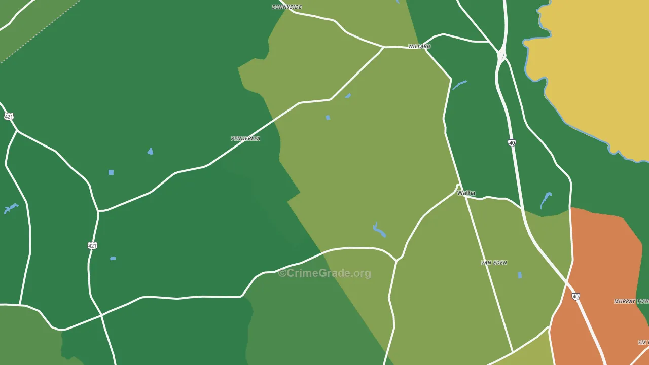 28478, NC Map of Drug-Related Crime Rates