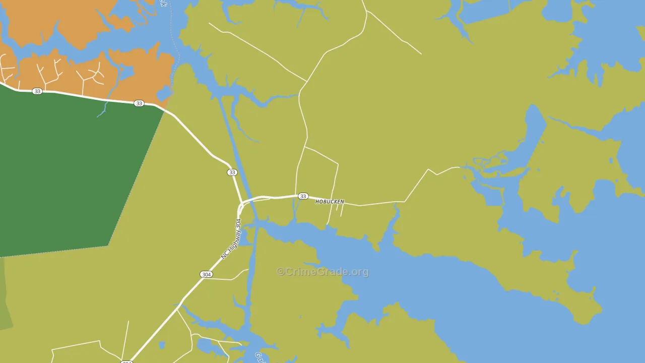 28537, NC Map of Drug-Related Crime Rates