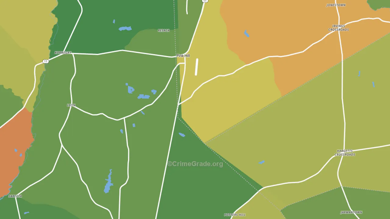 28572, NC Map of Drug-Related Crime Rates