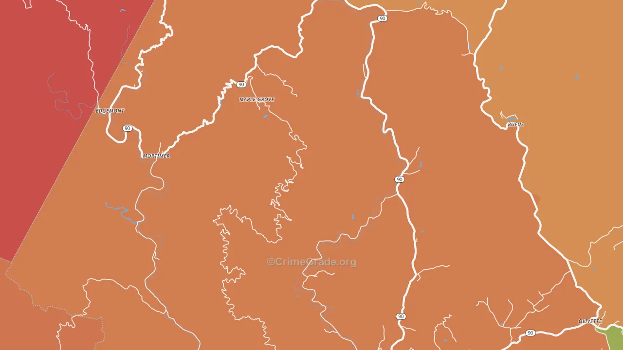 28611, NC Map of Drug-Related Crime Rates