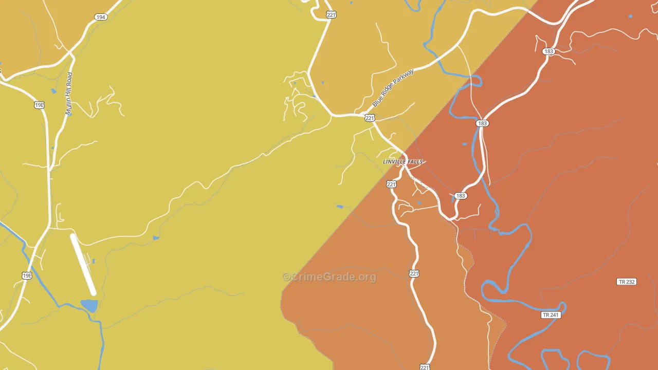 28647, NC Map of Drug-Related Crime Rates