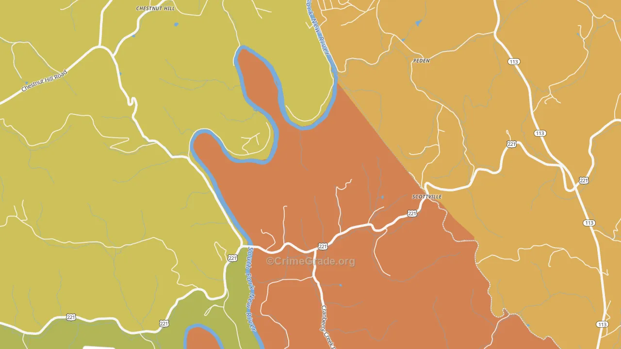 28672, NC Map of Drug-Related Crime Rates
