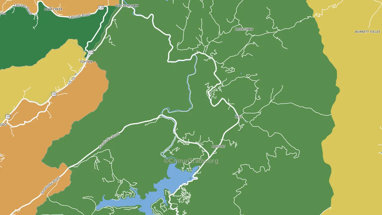 28781, NC Map of Drug-Related Crime Rates
