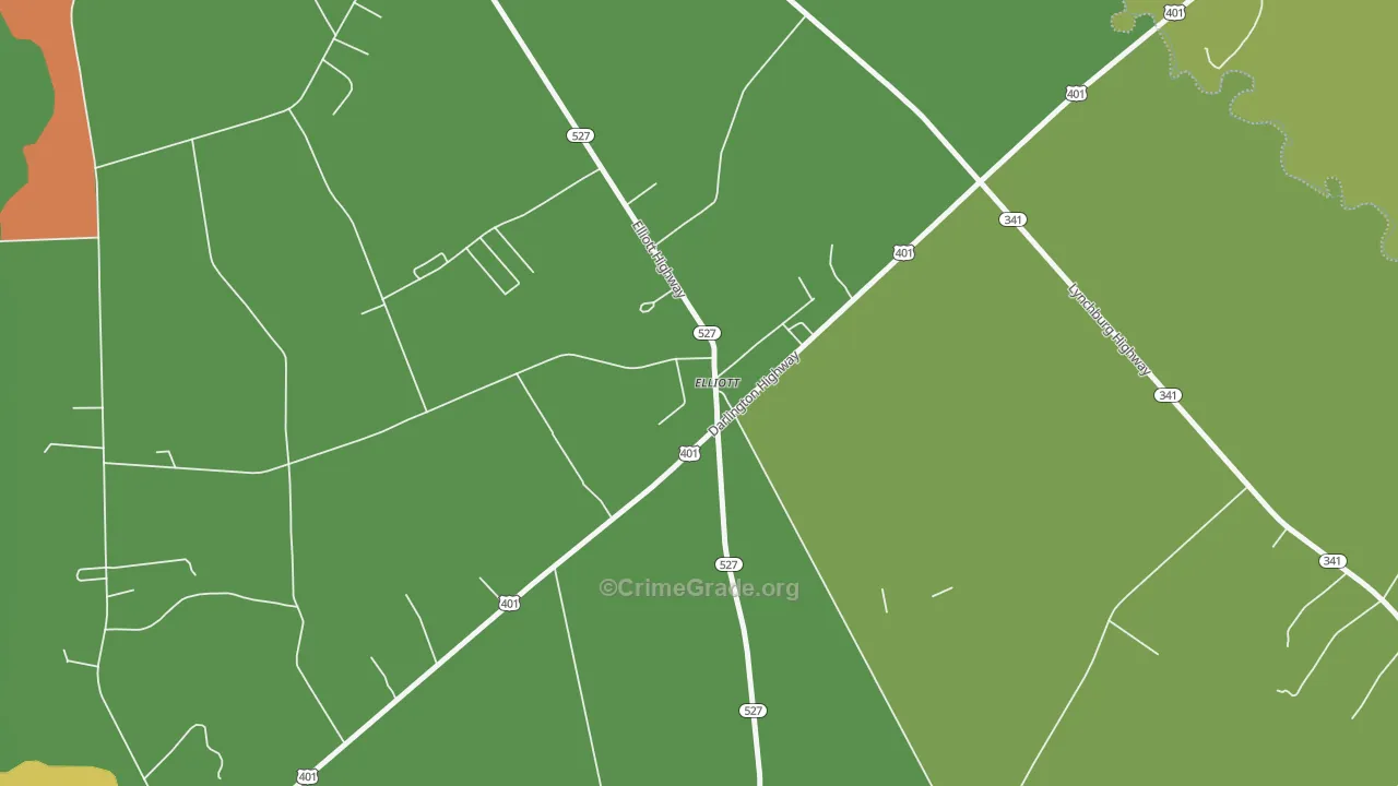 29046, SC Map of Drug-Related Crime Rates