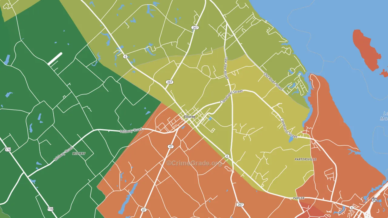 29047, SC Map of Drug-Related Crime Rates