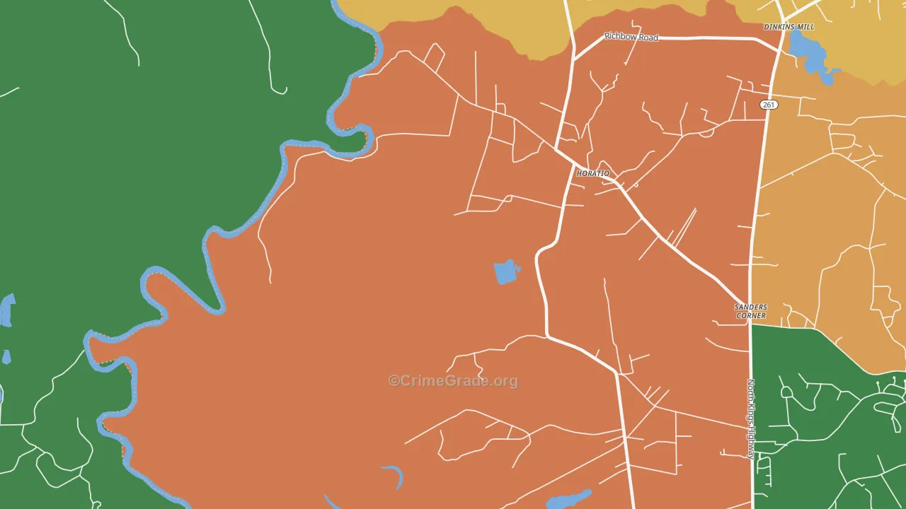 29062, SC Map of Drug-Related Crime Rates
