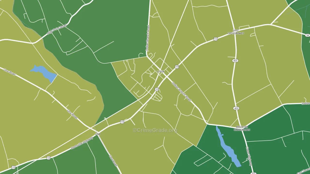29079, SC Map of Drug-Related Crime Rates