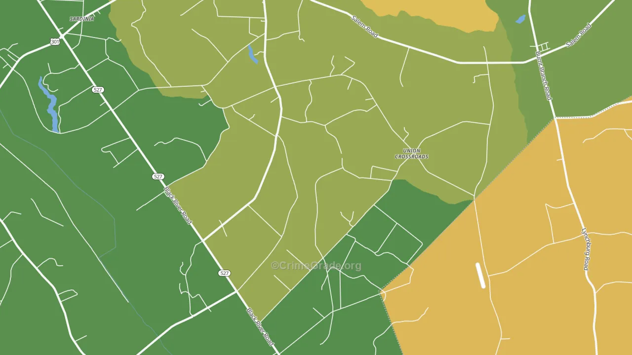 29111, SC Map of Drug-Related Crime Rates