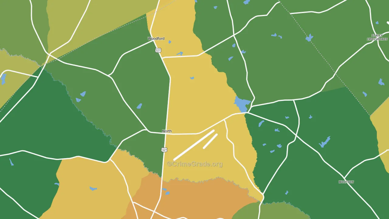 29112, SC Map of Drug-Related Crime Rates