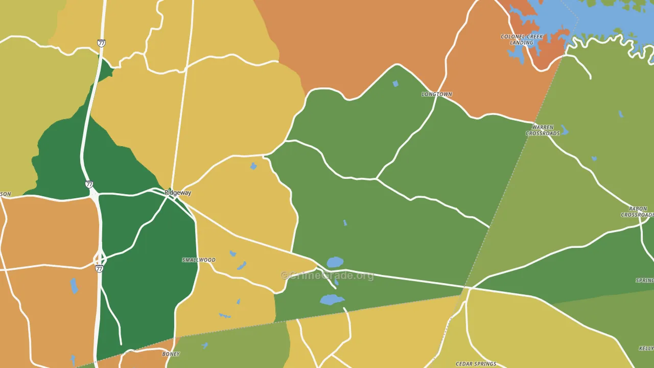 29130, SC Map of Drug-Related Crime Rates
