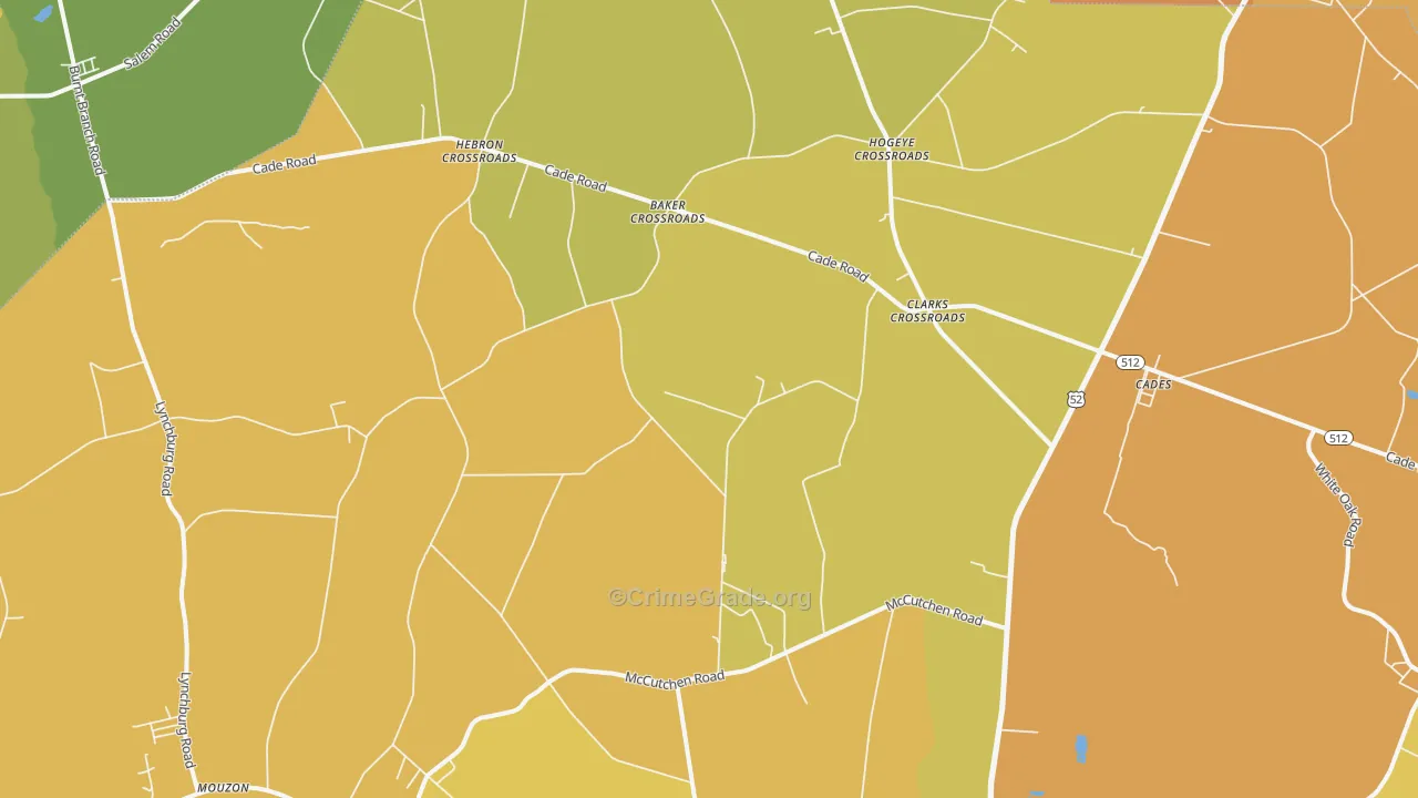 29518, SC Map of Drug-Related Crime Rates