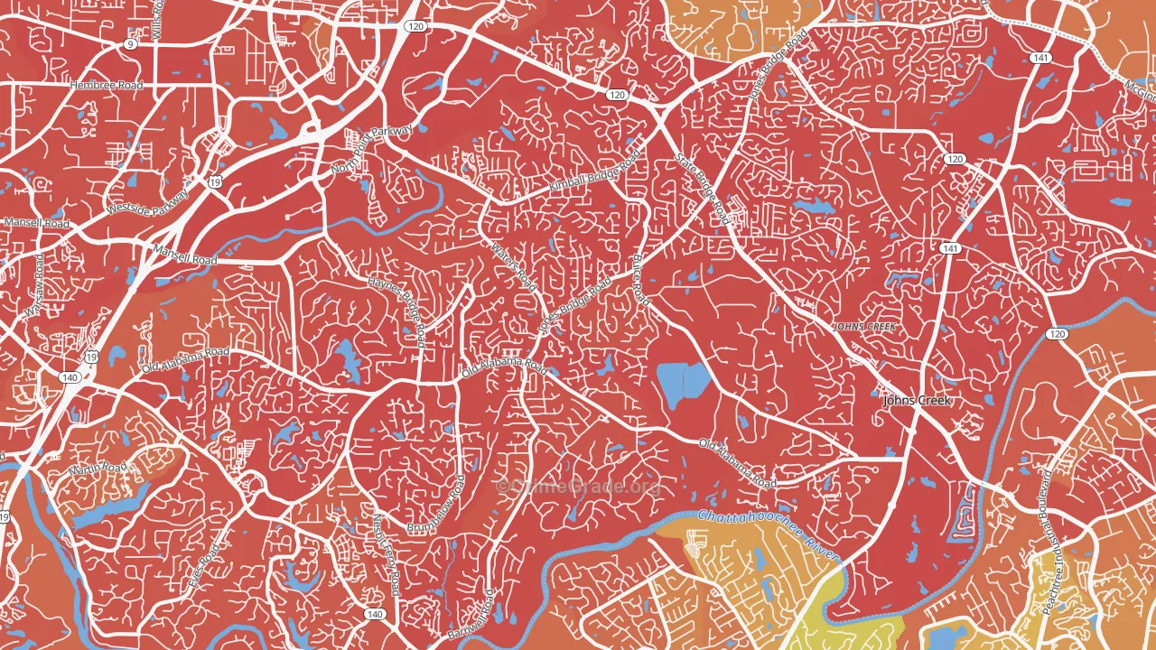 30022, GA Map of Drug-Related Crime Rates