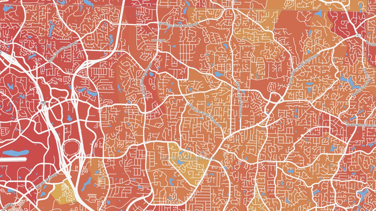 30066, GA Map of Drug-Related Crime Rates