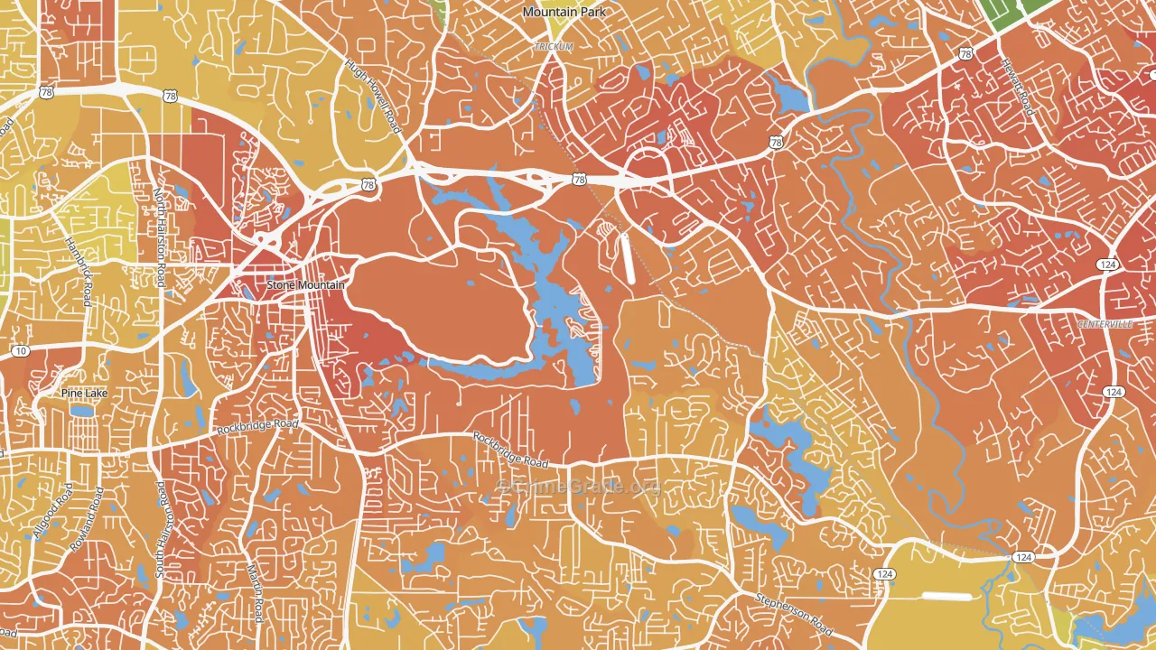 30087, GA Map of Drug-Related Crime Rates