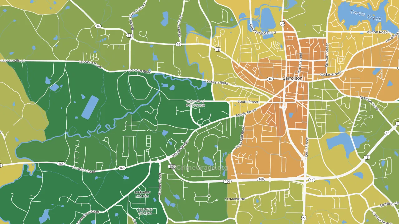 30118, GA Map of Drug-Related Crime Rates