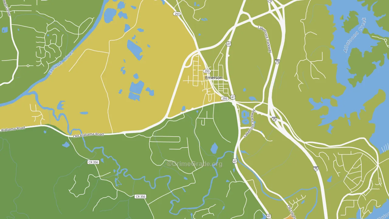 30137, GA Map of Drug-Related Crime Rates