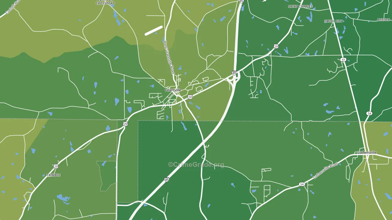 30220, GA Map of Drug-Related Crime Rates