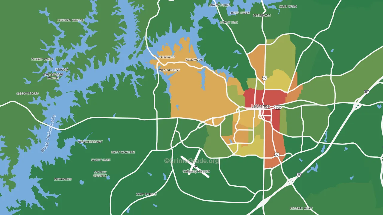 30240, GA Map of Drug-Related Crime Rates