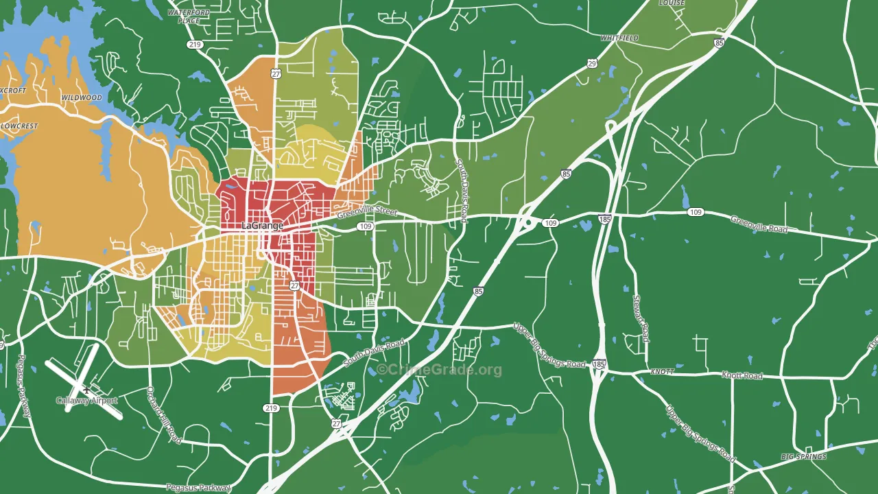 30241, GA Map of Drug-Related Crime Rates