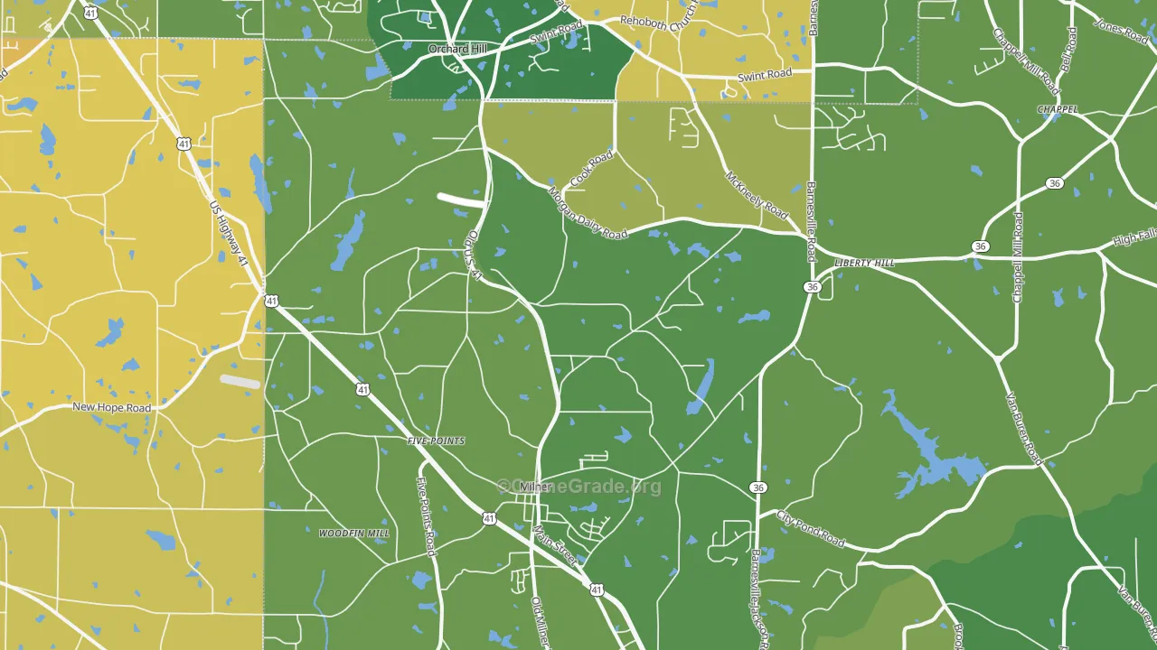 30257, GA Map of Drug-Related Crime Rates
