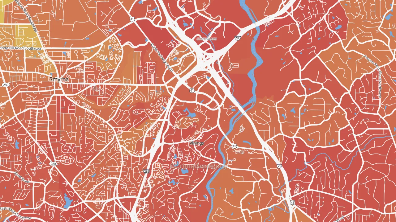 30339, GA Map of Drug-Related Crime Rates