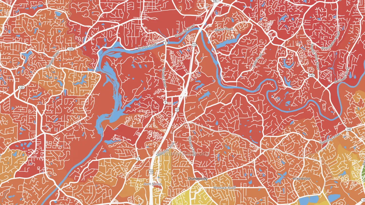 30350, GA Map of Drug-Related Crime Rates