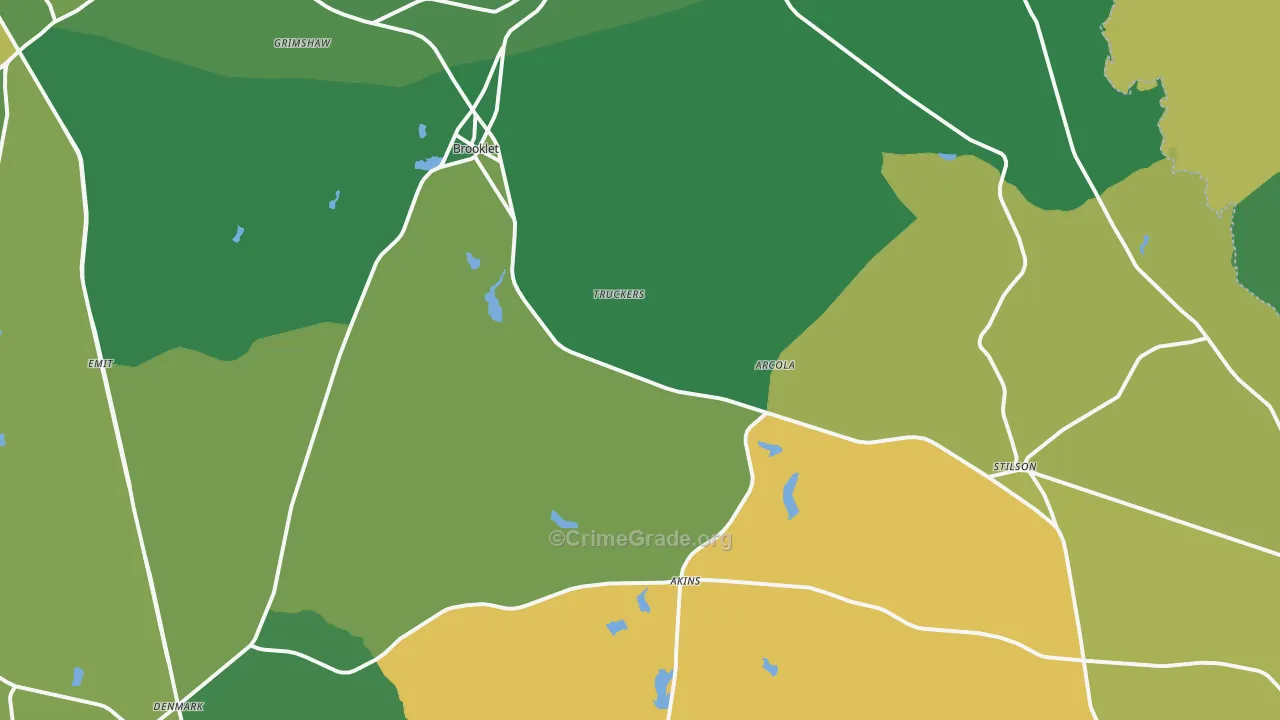 30415, GA Map of Drug-Related Crime Rates