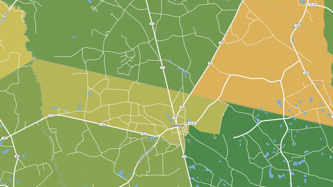 30420, GA Map of Drug-Related Crime Rates