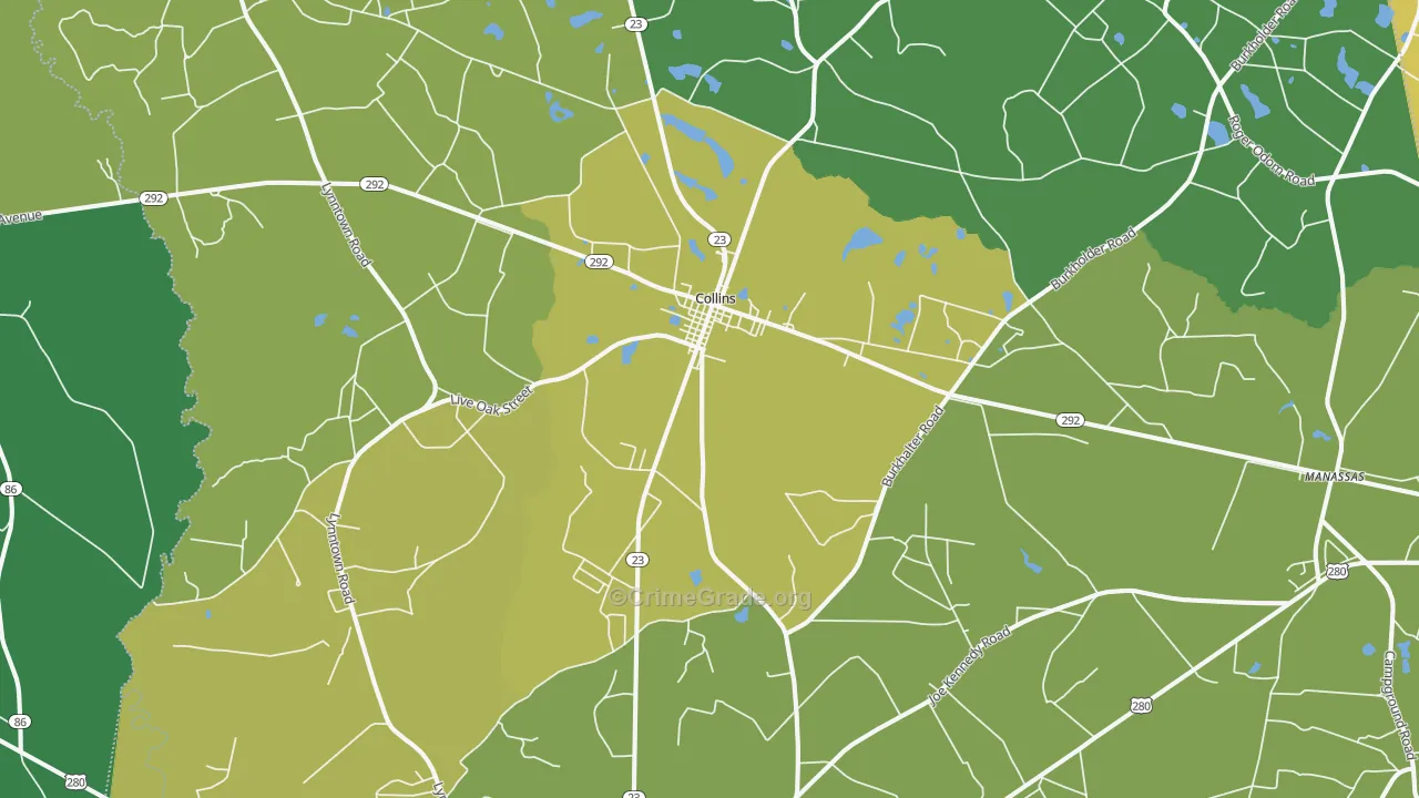 30421, GA Map of Drug-Related Crime Rates