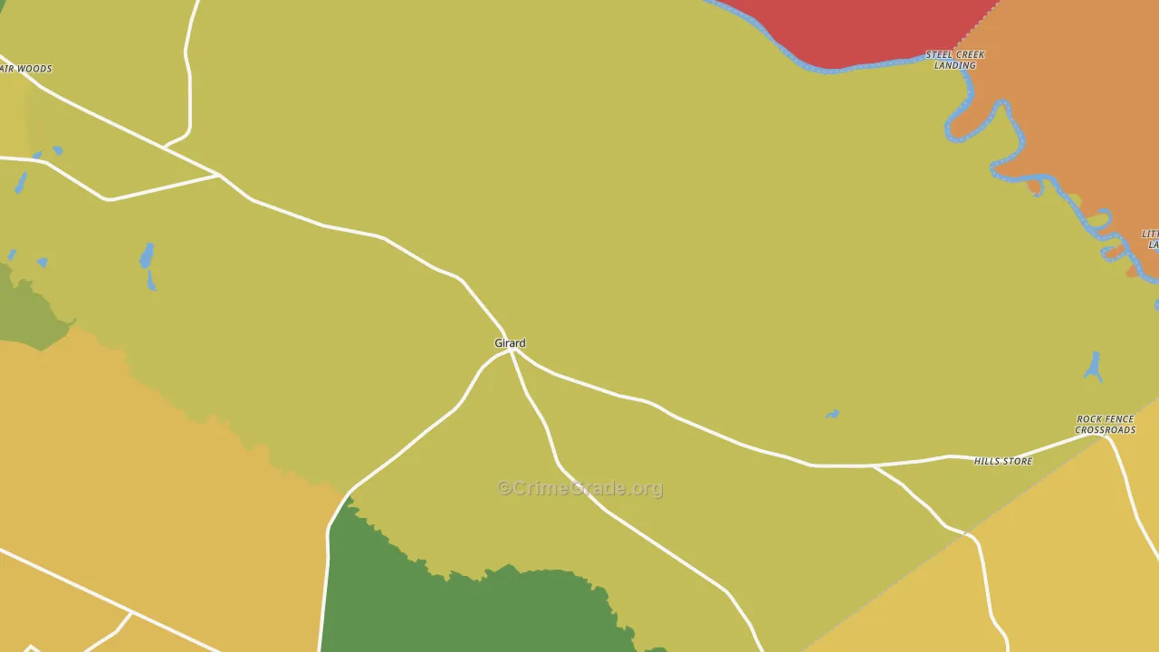 30426, GA Map of Drug-Related Crime Rates