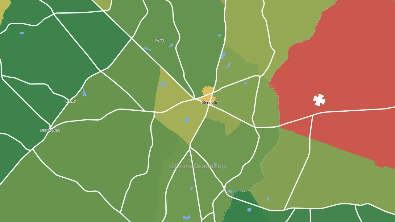 30427, GA Map of Drug-Related Crime Rates