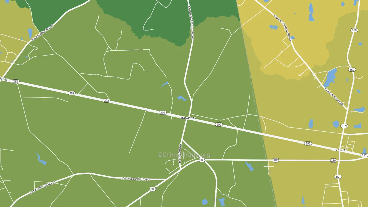 30438, GA Map of Drug-Related Crime Rates