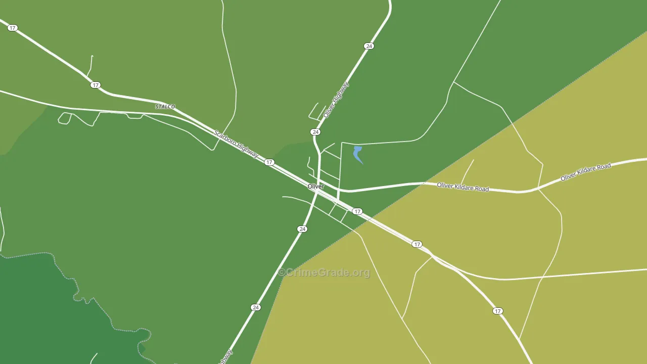 30449, GA Map of Drug-Related Crime Rates