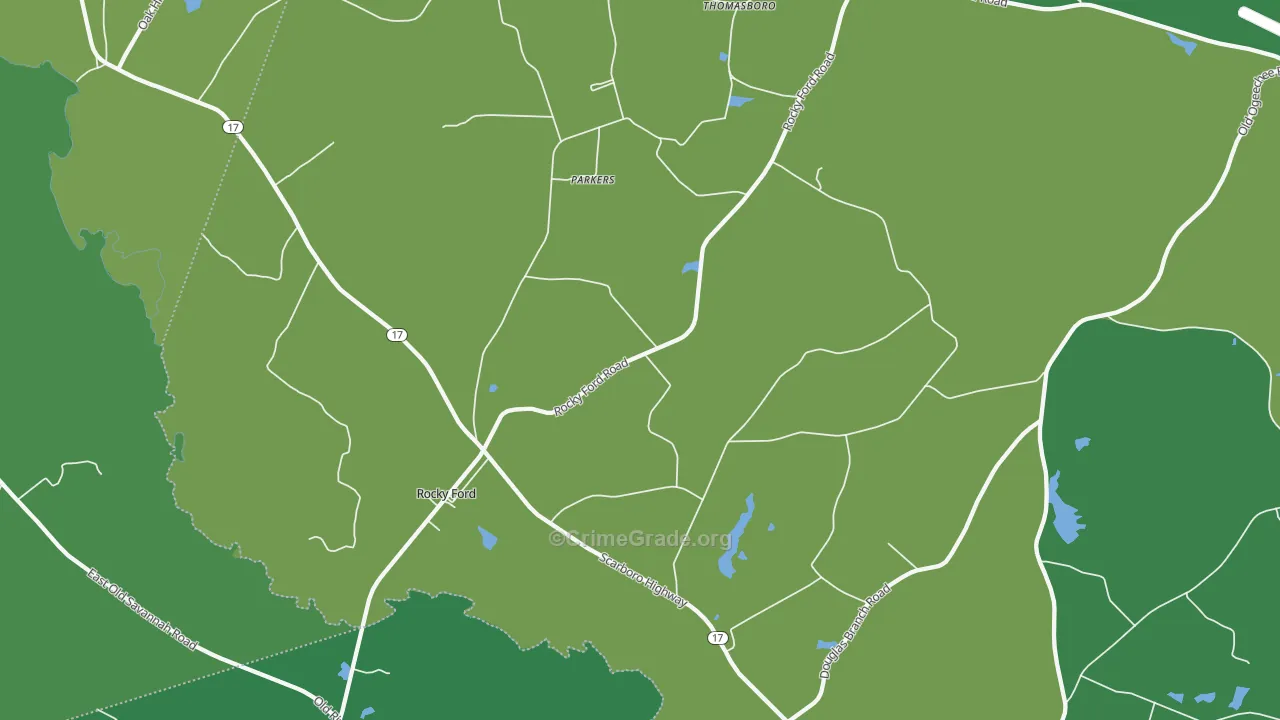 30455, GA Map of Drug-Related Crime Rates