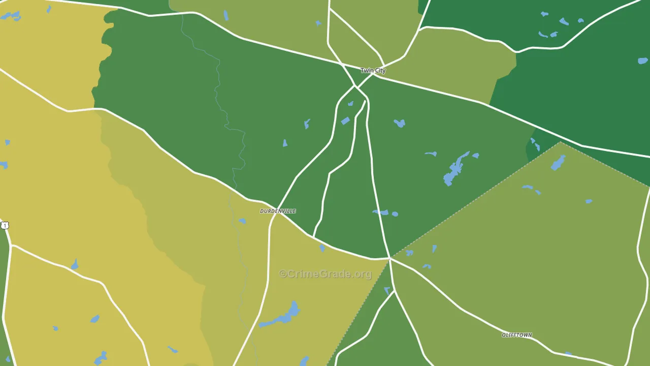 30471, GA Map of Drug-Related Crime Rates