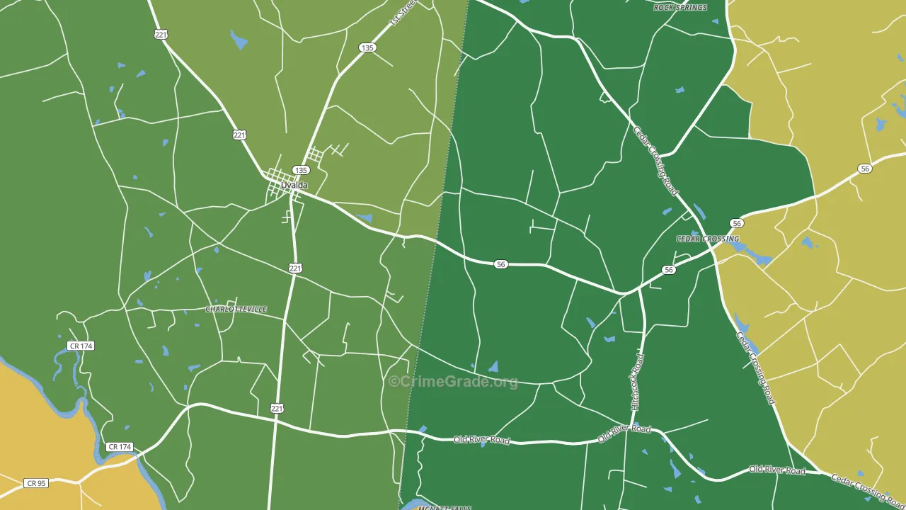30473, GA Map of Drug-Related Crime Rates