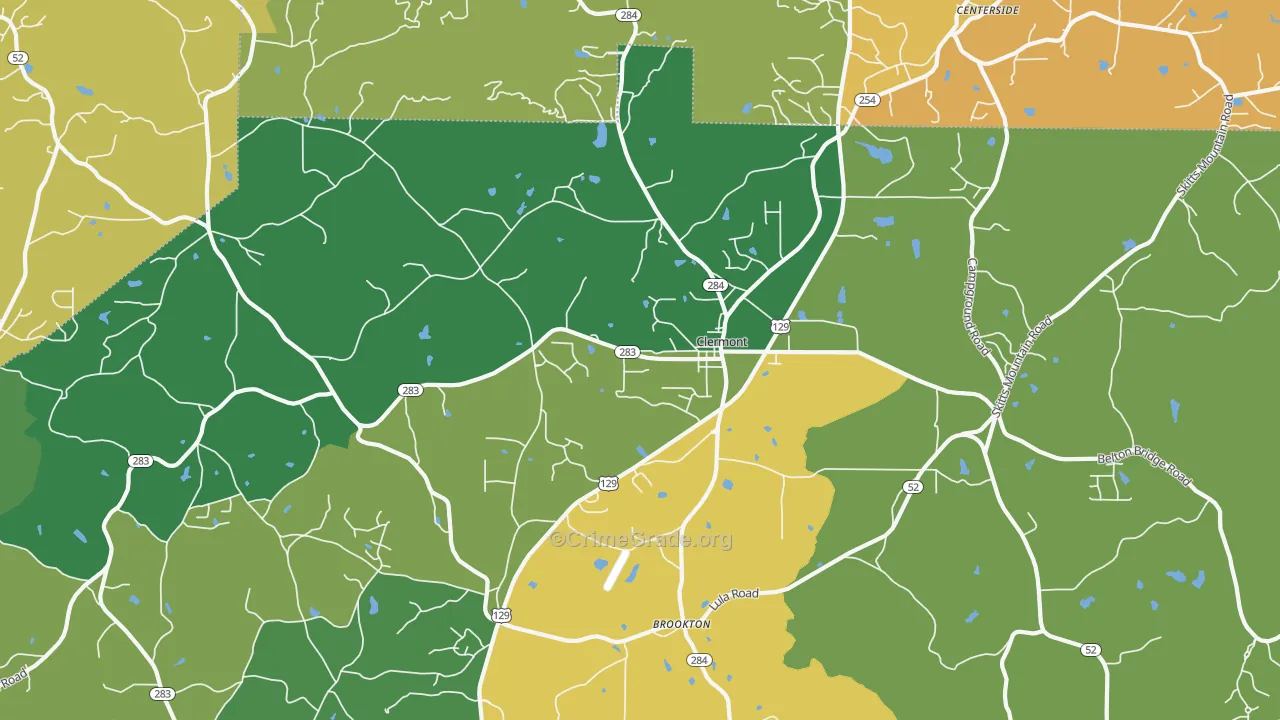 30527, GA Map of Drug-Related Crime Rates