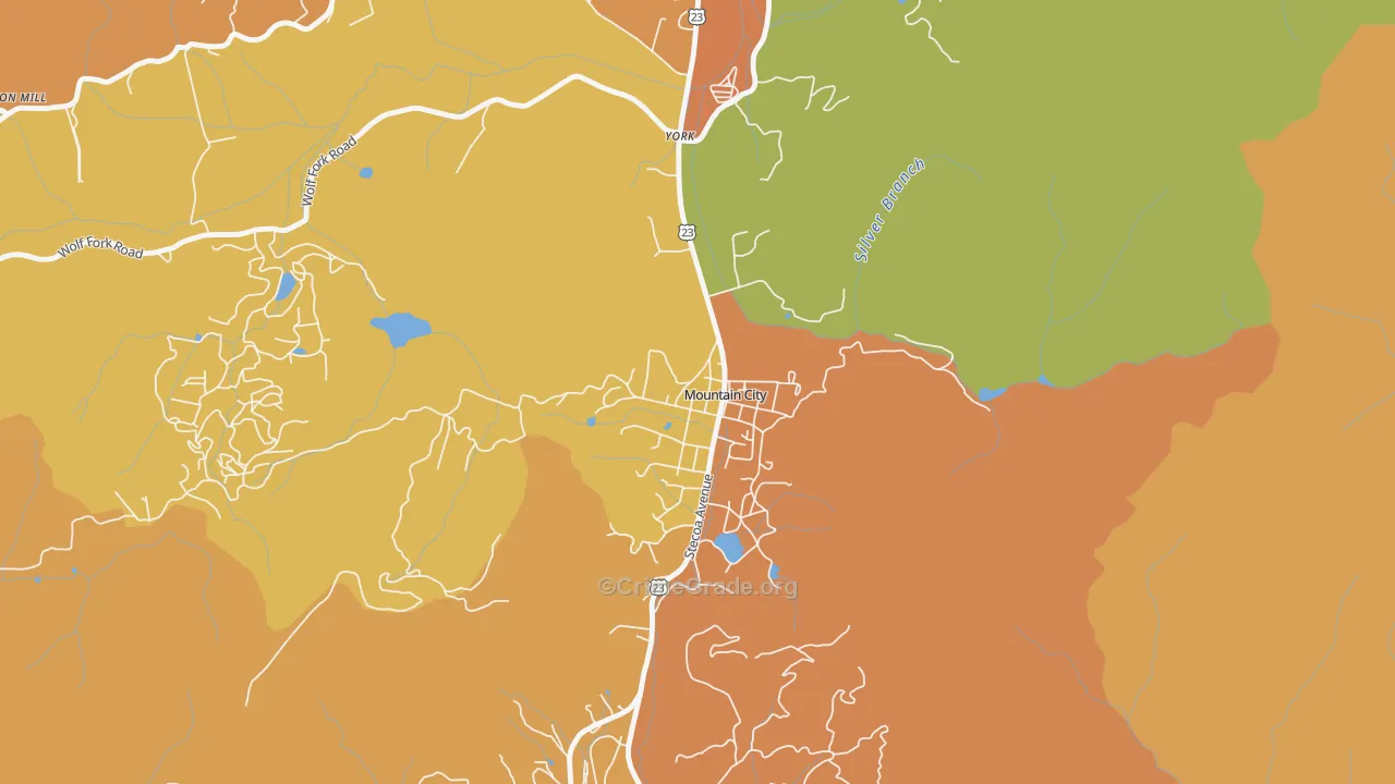 30562, GA Map of Drug-Related Crime Rates