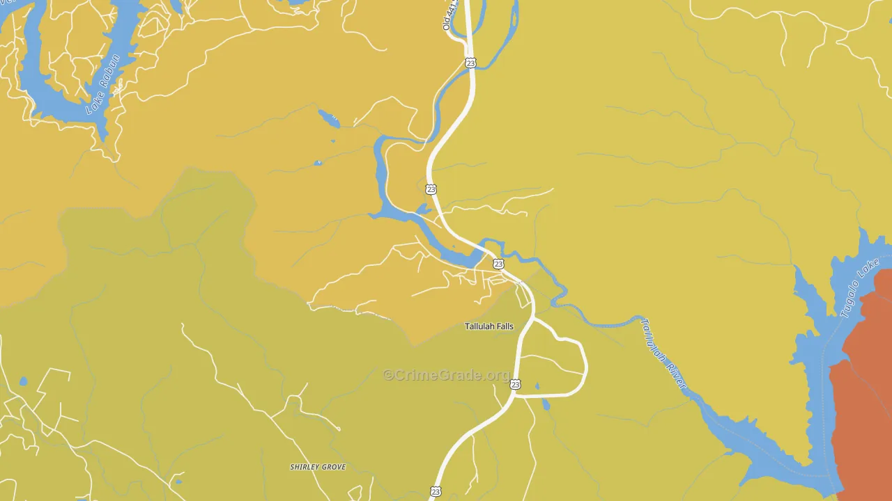 30573, GA Map of Drug-Related Crime Rates