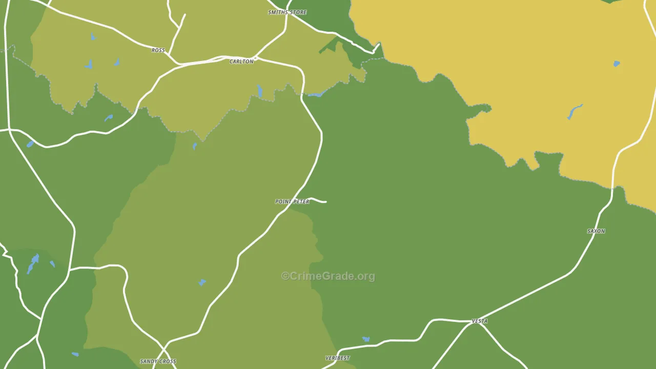 30627, GA Map of Drug-Related Crime Rates