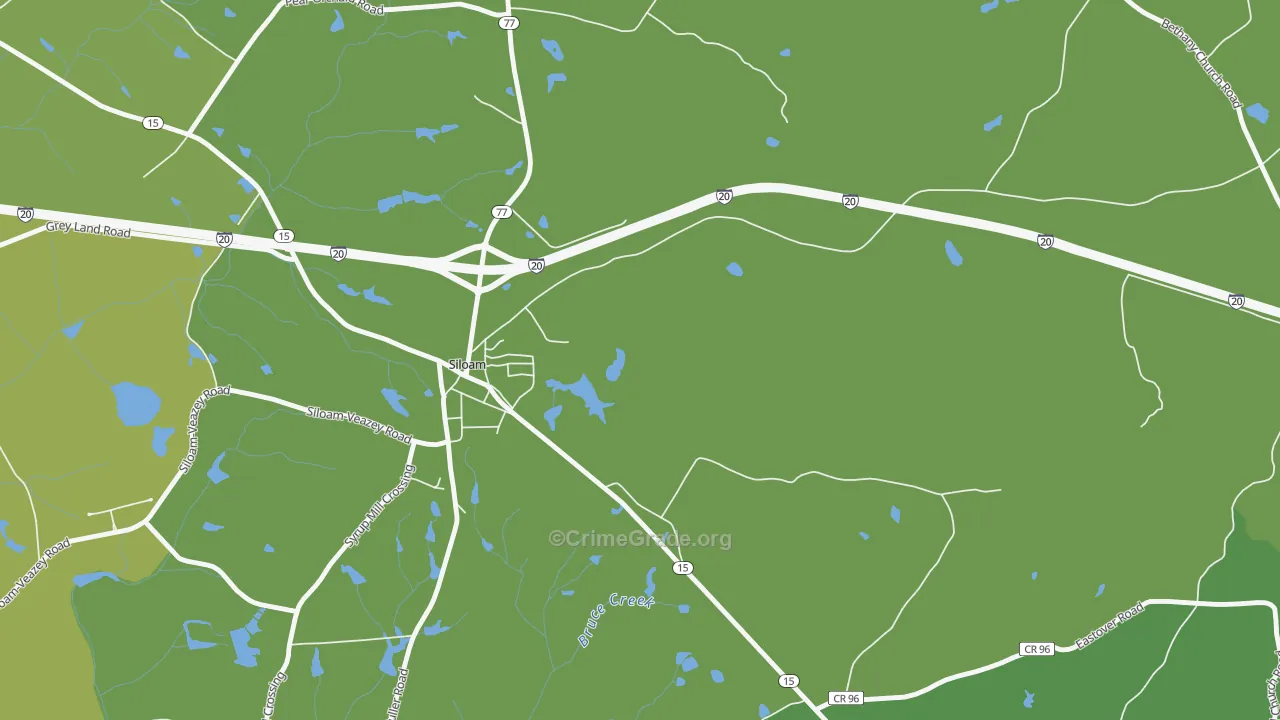 30665, GA Map of Drug-Related Crime Rates