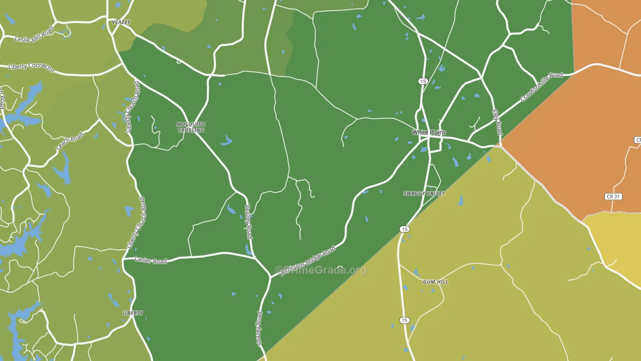 30678, GA Map of Drug-Related Crime Rates