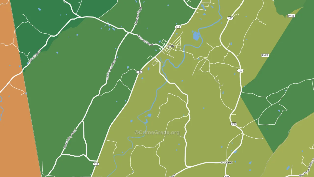 30730, GA Map of Drug-Related Crime Rates