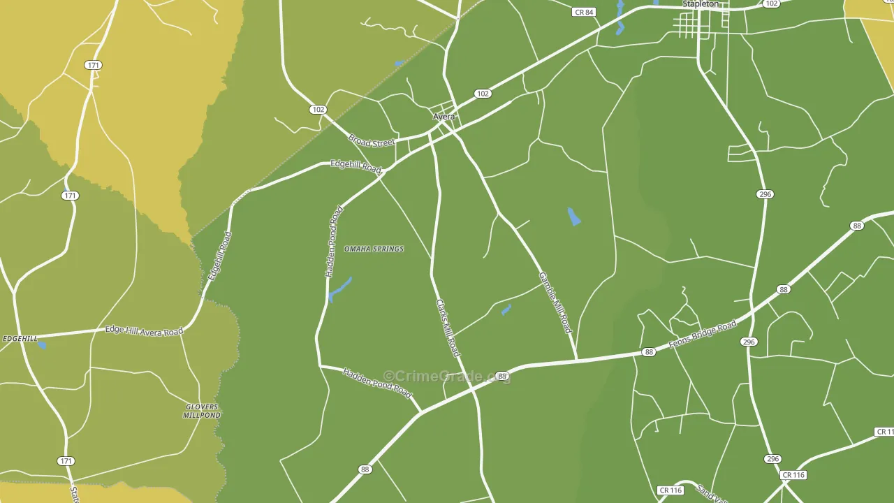 30803, GA Map of Drug-Related Crime Rates