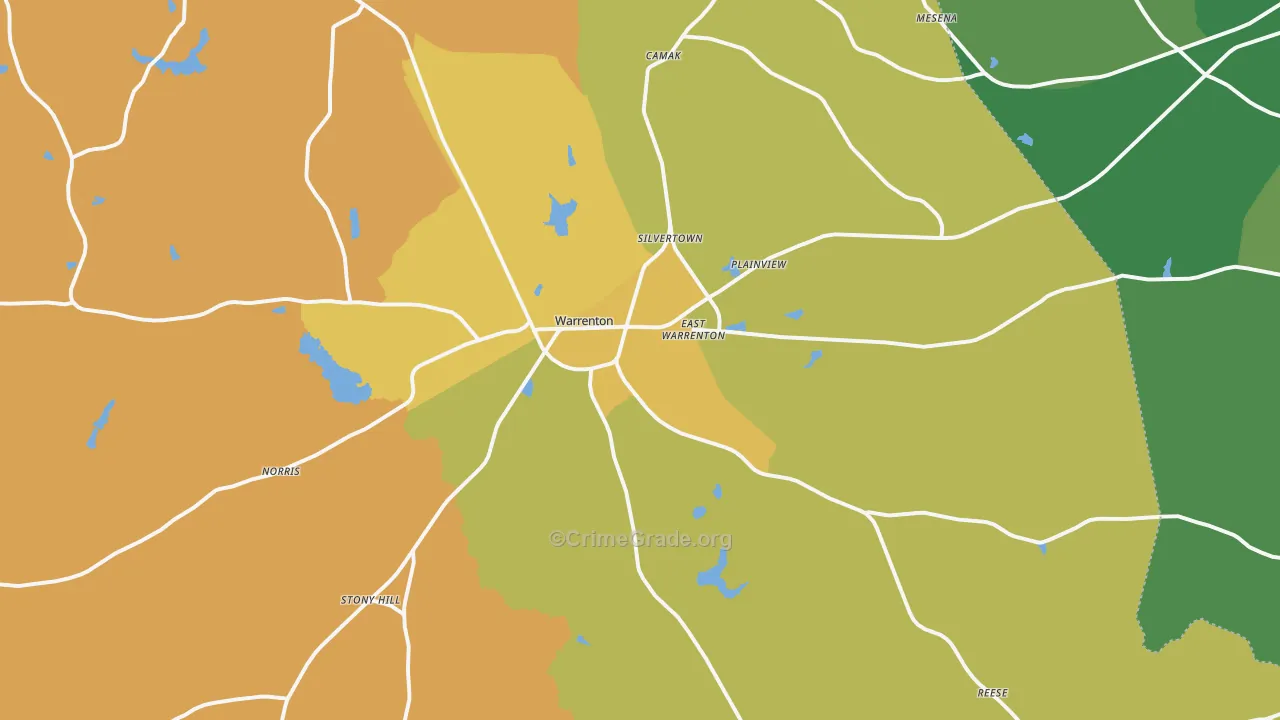 30828, GA Map of Drug-Related Crime Rates