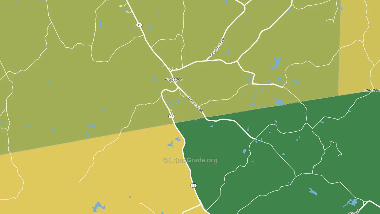 31038, GA Map of Drug-Related Crime Rates
